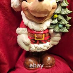 17 CHRISTMAS MICKEY MOUSE Sculpture Statue decor JIM SHORE Disney Santa St Mick