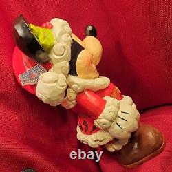 17 CHRISTMAS MICKEY MOUSE Sculpture Statue decor JIM SHORE Disney Santa St Mick