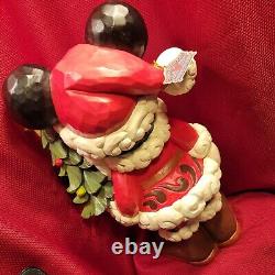 17 CHRISTMAS MICKEY MOUSE Sculpture Statue decor JIM SHORE Disney Santa St Mick