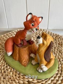 1980 Vintage Jim Shore collectible Disney Traditions Fox and the Hound figurine