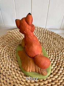1980 Vintage Jim Shore collectible Disney Traditions Fox and the Hound figurine