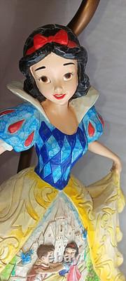 2005 Jim Shore Disney Happy Endings Snow White Lamp Retired with Tag No Shade