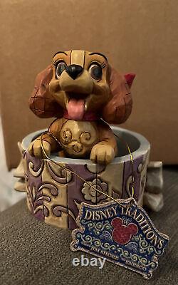 2007 Enesco Jim Shore Walt Disney traditions dogs Lady and the tramp Lady