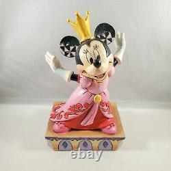 6 Jim Shore Disney Traditions Figurine Minnie Mouse Queen For A Day RETIRED