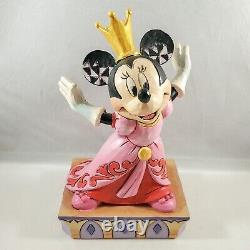 6 Jim Shore Disney Traditions Figurine Minnie Mouse Queen For A Day RETIRED