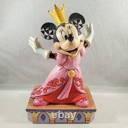 6 Jim Shore Disney Traditions Figurine Minnie Mouse Queen For A Day RETIRED