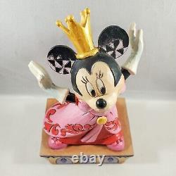 6 Jim Shore Disney Traditions Figurine Minnie Mouse Queen For A Day RETIRED