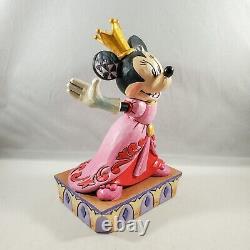 6 Jim Shore Disney Traditions Figurine Minnie Mouse Queen For A Day RETIRED