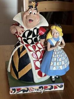 Alice in Wonderland Disney Traditions Jim Shore Alice & Queen of Hearts