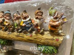 Boxed Disney Traditions Snow White And The Seven Dwarfs Large 12 Figurine Mib