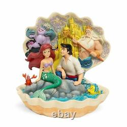 DISNEY TRADITIONS By Jim Shore Little Mermaid Shell Scene