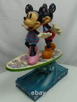 Disney Enesco Figur Jim Shore Traditions 6001275 Surf`s UP! Mickey Minnie surfen