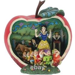 Disney Enesco Jim Shore Snow White and the Seven Dwarfs Apple Scene Figurine