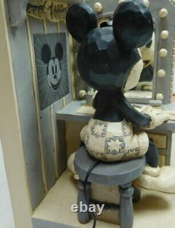 Disney Enesco Jim Shore Traditions 6001267 Mickey Mouse 90 Jahre Geburtstag s/w