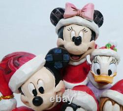 Disney Enesco Jim Shore Traditions 6007063 Weihnachten gestapelte Freunde mickey