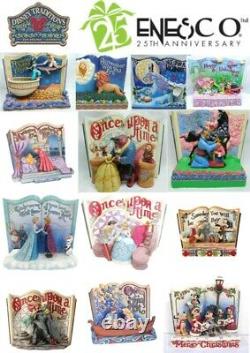 Disney Enesco Jim Shore Traditions Storybook Story book Cinderella Mulan NBC