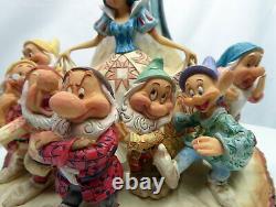 Disney Enesco Shore Traditions 4023573 Schneewittchen 7 Zwerge Carved by Heart