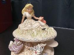 Disney Enesco Traditions Alice in Wonderland White Woodland Whimsy and Wonder