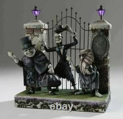 Disney Haunted Mansion Hitchhiking Ghosts 40th Anniversary Jim Shore LED Edition