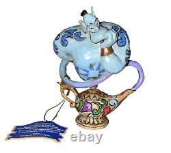 Disney Jim Shore Aladdin Genie Lamp Illuminate the Possibilities 4020803 READ