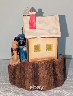 Disney Jim Shore Caroling Carved by Heart Holiday Harmony Figurine Mickey Minnie