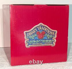 Disney Jim Shore Caroling Carved by Heart Holiday Harmony Figurine Mickey Minnie