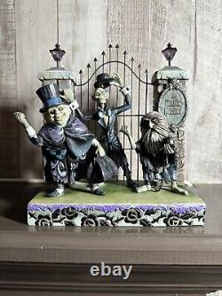 Disney Jim Shore HAUNTED MANSION Hitchhiking Ghosts 40th Anniversary LED Edition