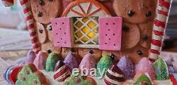 Disney Jim Shore Mickey & Minnie Gingerbread House Home Sweet Home #4039047