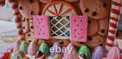 Disney Jim Shore Mickey & Minnie Gingerbread House Home Sweet Home #4039047