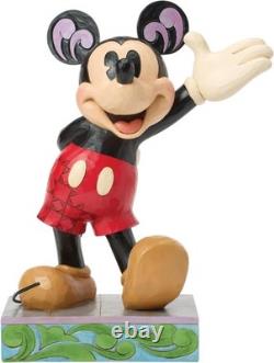 Disney Jim Shore Mickey Mouse Waving Hello Big Hello Pal! Figurine #6016892