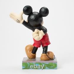 Disney Jim Shore Mickey Mouse Waving Hello Big Hello Pal! Figurine #6016892
