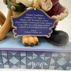 Disney Jim Shore Santa's Best Friend Mickey & Pluto Figurine 4039033 NEW IN BOX