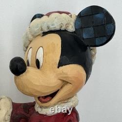 Disney Jim Shore Santa's Best Friend Mickey & Pluto Figurine 4039033 NEW IN BOX
