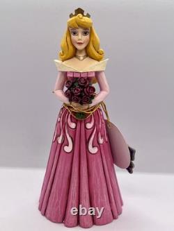 Disney Jim Shore Sleeping Beauty Aurora 4020789 + Princess Musical Base 4020794