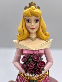 Disney Jim Shore Sleeping Beauty Aurora 4020789 + Princess Musical Base 4020794
