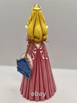 Disney Jim Shore Sleeping Beauty Aurora 4020789 + Princess Musical Base 4020794