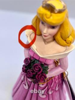 Disney Jim Shore Sleeping Beauty Aurora 4020789 + Princess Musical Base 4020794