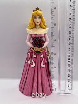 Disney Jim Shore Sleeping Beauty Aurora 4020789 + Princess Musical Base 4020794