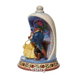 Disney Jim Shore Traditions Beauty and the Beast Rose Dome Enchanted Love Figure
