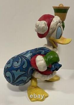 Disney Jim Shore Traditions Donald Duck Ring In The Holidays Figure NEW In Box