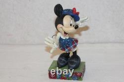 Disney Jim Shore Traditions Minnie Mouse Tour Guide Figurine Rare