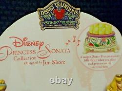 Disney Jim Shore Traditions Princess Sonata with Display Set NIB