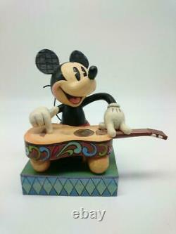 Disney Mickey Mouse ISLAND MELODY Hawaiian Figurine Showcase Collection withBox