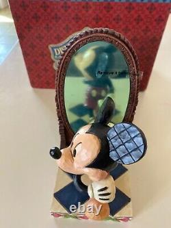 Disney Mickey Mouse MIRROR 80 Years Of Laughter Jim Shore Figure
