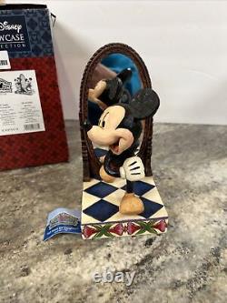 Disney Mickey Mouse MIRROR 80 Years Of Laughter Jim Shore Figure MIB