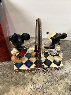 Disney Mickey Mouse MIRROR 80 Years Of Laughter Jim Shore Figure MIB