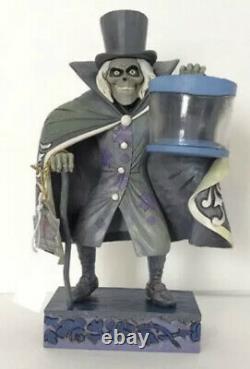 Disney Parks Traditions Jim Shore Haunted Mansion Hatbox Ghost Glow Figure New