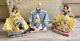 Disney Showcase Collec/series Jim Shore Cinderella, Snow White, Beauty & Beast