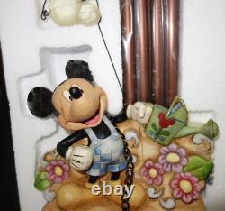 Disney Showcase Jim Shore Enesco Mickey Mouse Watering Plants Windchime #4013269
