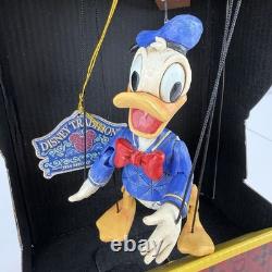Disney Showcase Jim Shore Traditions Donald Duck Marionettes 4023578 Enesco